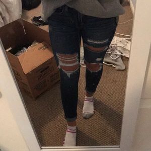 ripped skinny jeans